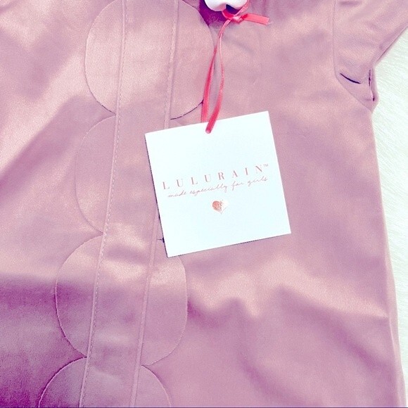 LULURAIN Toddler girls scalloped velvet dress. 2T. - Picture 7 of 9
